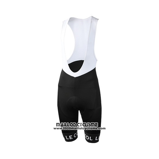 2019 Maillot Ciclismo Eurosport Lecol Noir Mint Manches Courtes et Cuissard